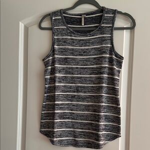 Banana Republic Gray Fitted Sleeveless Tank Top